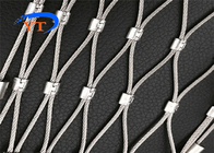Irregular Shape Ferruled Cable Mesh Zoo Enclosure Wire Mesh For Tiger